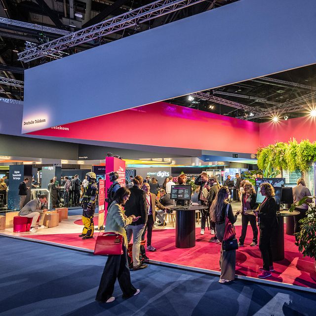 Bild vom Telekom-Stand auf der Smart Country Convention