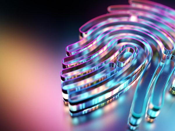 Digitale Sicherheitsgrafik für Managed Cyber Defense.