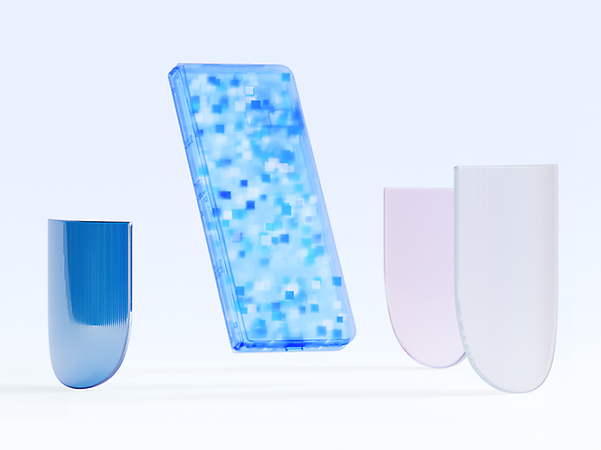 Abstraktes Smartphone‑Symbol mit Schutzschild zur Darstellung von Endgerätesicherheit.