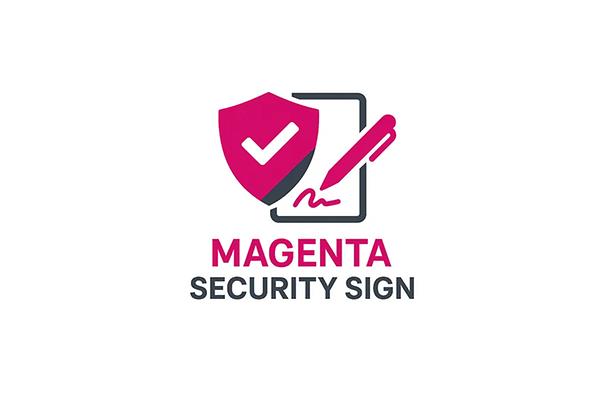Logo von Magenta Security Sign