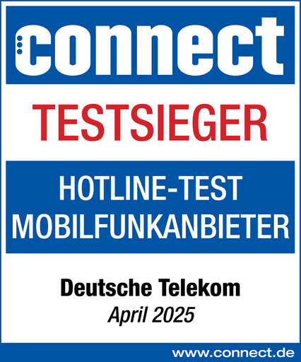 Telekom ist Testsieger beim Hotlinetest 2025 von connect